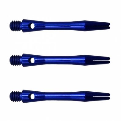 Shaft Aluminium - short - 35 mm - blau - 3 Stück