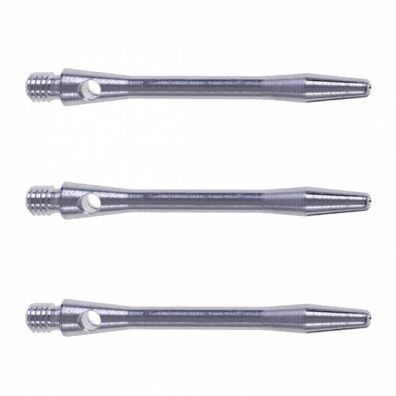 Shaft Aluminium - short - 35 mm - silber - 3 Stück