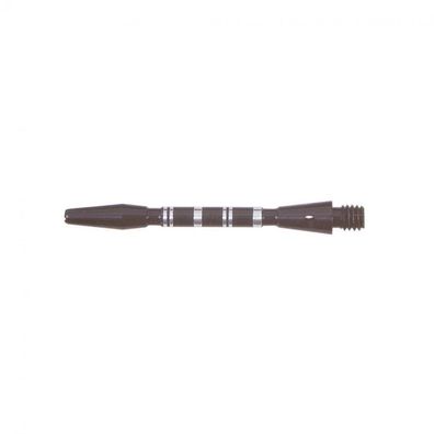 Shaft aus Aluminium - Stripe - medium - 45 mm - schwarz - 3 Stück
