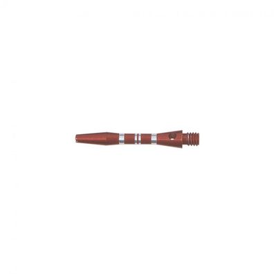 Shaft aus Aluminium - Stripe - short - 35 mm - rot - 3 Stück