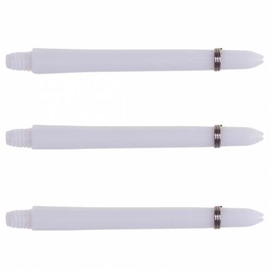 Shaft aus Nylon mit Ring - medium - 45 mm - weiß - 3 Stück