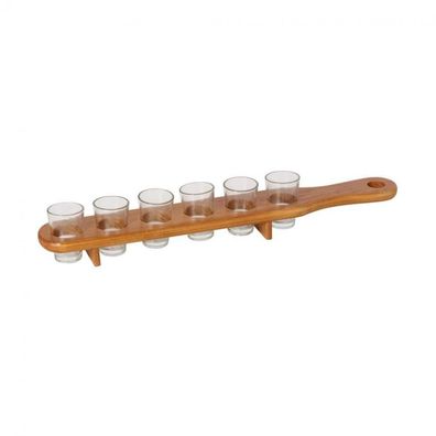 Shooter Gläser 6er Set mit Holzgestell