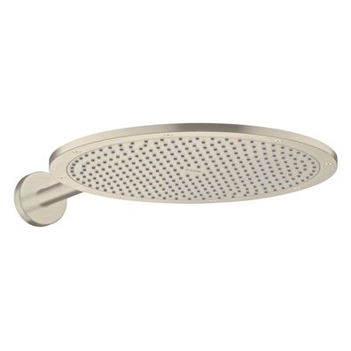 AXOR ShowerSolutions Kopfbrause 350 1jet mit Brausearm, Brushed Nickel