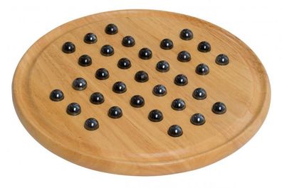 Solitaire aus Hevea-Holz mit 32 Kugeln - Groß ca 30cm - XL