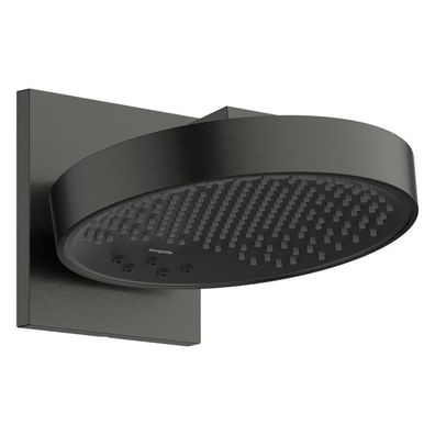 hansgrohe Rainfinity Kopfbrause 250 3jet EcoSmart mit Wandanschluss, Brushed Black Ch