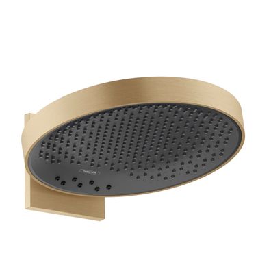 hansgrohe Rainfinity Kopfbrause 360 3jet mit Wandanschluss, Brushed Bronze