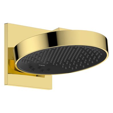 hansgrohe Rainfinity Kopfbrause 250 3jet EcoSmart mit Wandanschluss, Polished Gold Op