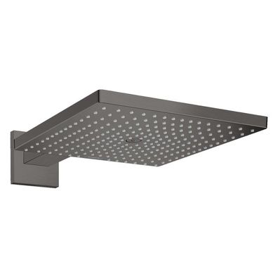 hansgrohe Raindance E Kopfbrause 300 1jet EcoSmart mit Brausearm, Brushed Black Chrom