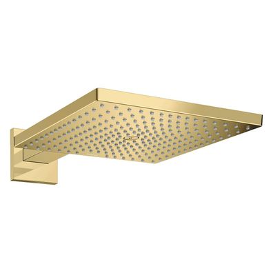 hansgrohe Raindance E Kopfbrause 300 1jet EcoSmart mit Brausearm, Polished Gold Optic
