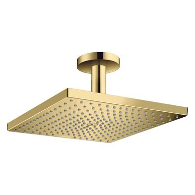 hansgrohe Raindance E Kopfbrause 300 1jet EcoSmart mit Deckenanschluss, Polished Gold
