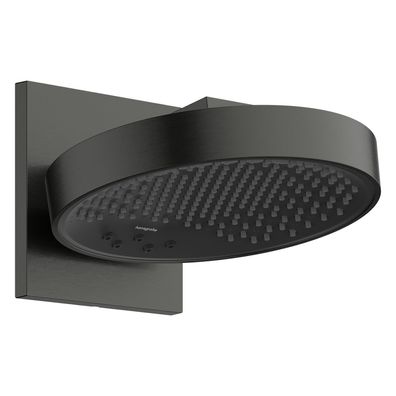 hansgrohe Rainfinity Kopfbrause 250 3jet mit Wandanschluss, Brushed Black Chrome