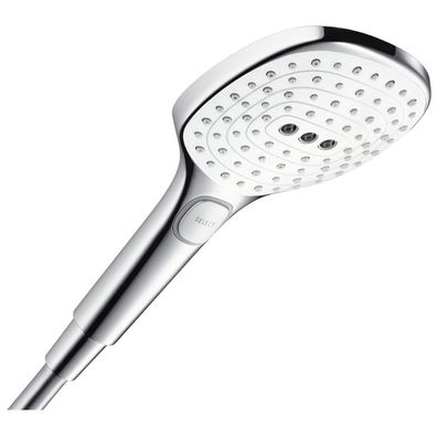 hansgrohe Raindance Select E Handbrause 120 3jet EcoSmart, Weiß/Chrom