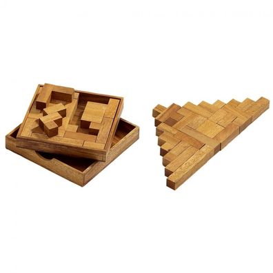 Spiel des Lebens - 13 Puzzleteile - Denkspiel - Knobelspiel - Geduldspiel