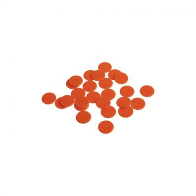 Spielchips - 16 mm - orange - matt