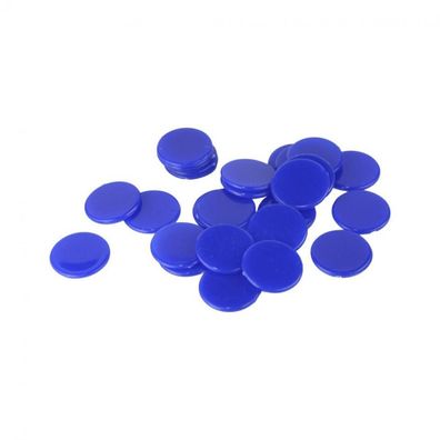 Spielchips - 22 mm - blau