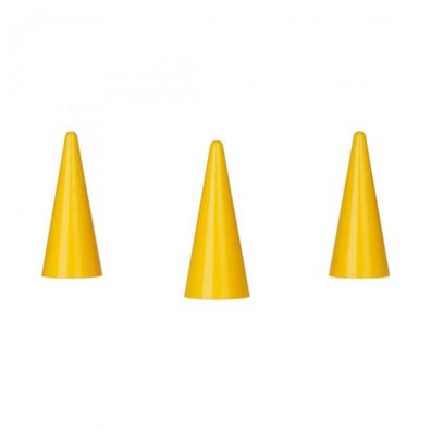 Spielfigur Kegel - stapelbar - gelb - Kunststoff - 35 x 15 mm