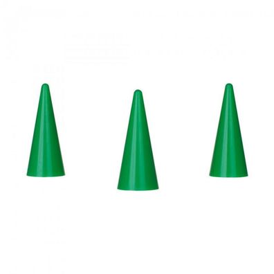 Spielfigur Kegel - stapelbar - grün - Kunststoff - 35 x 15 mm