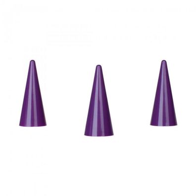Spielfigur Kegel - stapelbar - lila - Kunststoff - 35 x 15 mm