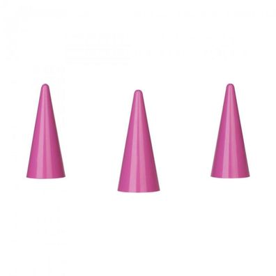 Spielfigur Kegel - stapelbar - rosa - Kunststoff - 35 x 15 mm