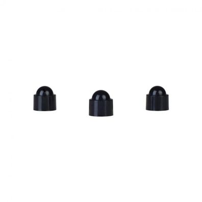 Spielfigur Tower - stapelbar - schwarz - Kunststoff - 12 x 13 mm