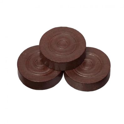 Spielsteine - rund - Holz - braun - 28 x 8 mm