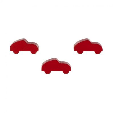 Sportwagen - Auto - 25x11x8mm - rot