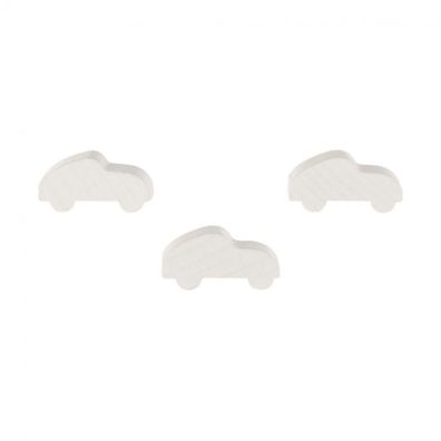 Sportwagen - Auto - 25x11x8mm - weiss