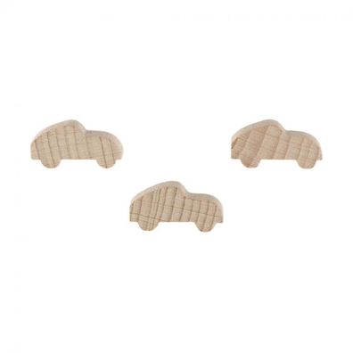 Sportwagen - Auto - 25x11x8mm - natur