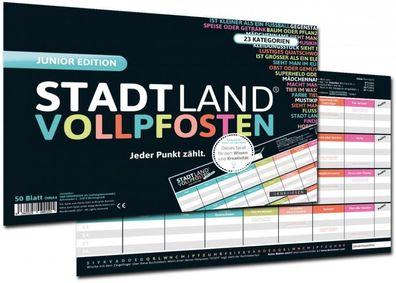 STADT LAND Vollpfosten - JUNIOR Edition - Jeder Punkt fehlt