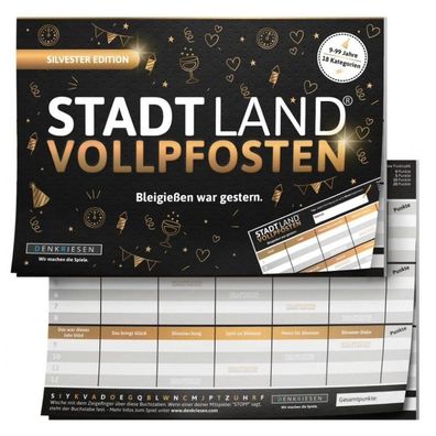 STADT LAND Vollpfosten - Silvester Edition (DinA5-Format) - deutsch