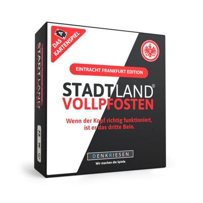 STADT LAND Vollpfosten – Das Kartenspiel - Eintracht Frankfurt - deutsch