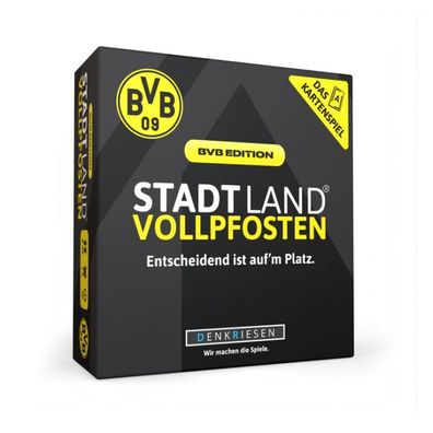 STADT LAND Vollpfosten – Das Kartenspiel - BVB Edition