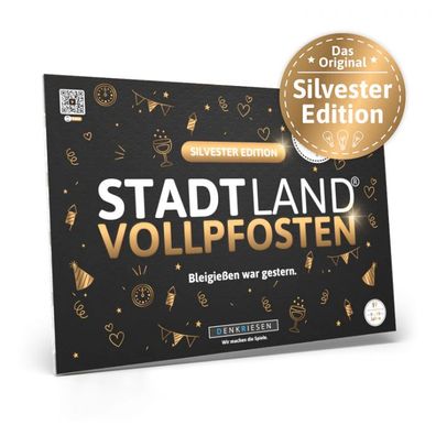 STADT LAND Vollpfosten – Silvester Edition - Bleigießen war gestern - A4 - deutsch