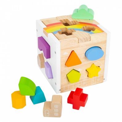 Steckwürfel Regenbogen