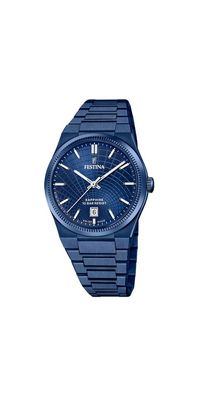 Festina SWISS MADE Herrenuhr NUEVA I-SIZE F20078/1 Edelstahl Armband