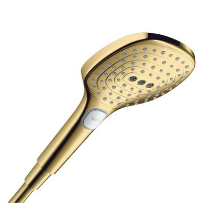 hansgrohe Raindance Select E Handbrause 120 3jet PowderRain EcoSmart, Polished Gold O