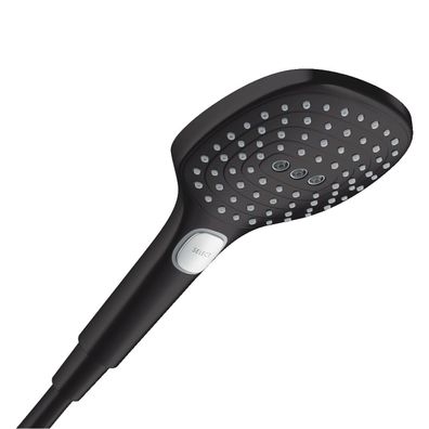 hansgrohe Raindance Select E Handbrause 120 3jet PowderRain EcoSmart+, Mattschwarz