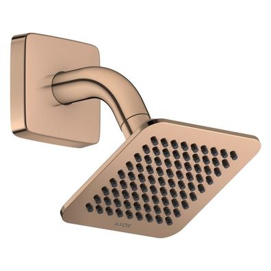 AXOR Citterio C Kopfbrause 120/120 1jet EcoSmart mit Brausearm, Polished Red Gold