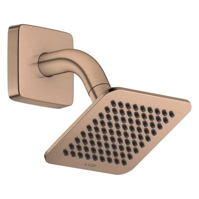 AXOR Citterio C Kopfbrause 120/120 1jet EcoSmart mit Brausearm, Brushed Red Gold