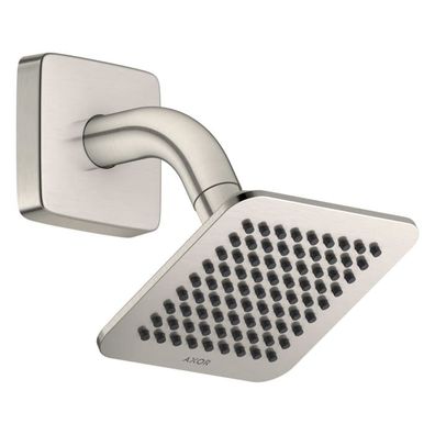 AXOR Citterio C Kopfbrause 120/120 1jet EcoSmart mit Brausearm, Edelstahl Optic