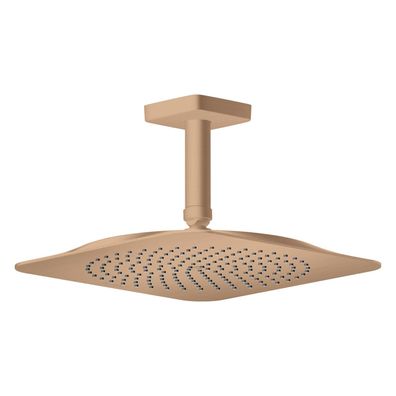 AXOR Citterio C pomme de tête 270/270 1 jet EcoSmart avec raccord plafond, Brushed Re