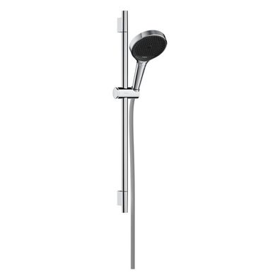 hansgrohe Rainfinity Brauseset 130 3jet EcoSmart mit Brausestange S Puro 65 cm, Push
