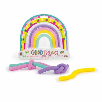 Stretch Schnur Regenbogen - 4er Set
