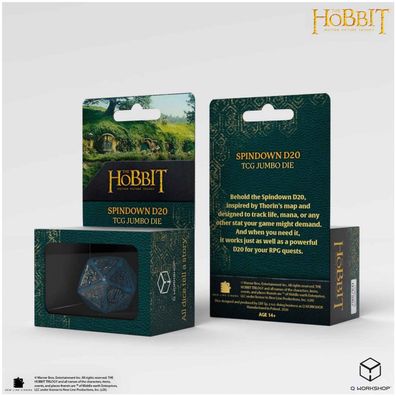 The Hobbit - Spindown D20 - Aether TCG Jumbo Die