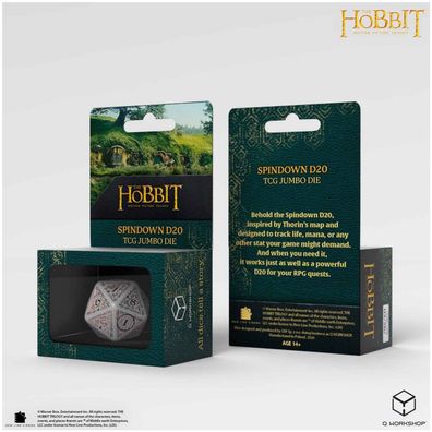 The Hobbit - Spindown D20 - Radiant TCG Jumbo Die