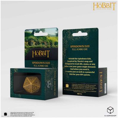 The Hobbit - Spindown D20 - Solaris TCG Jumbo Die
