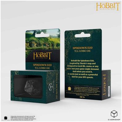 The Hobbit - Spindown D20 - Umbral TCG Jumbo Die