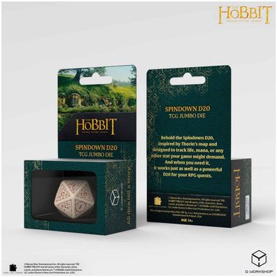 The Hobbit Spindown D20 - Terra TCG Jumbo Die
