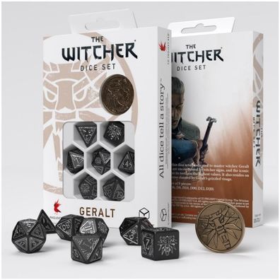 The Witcher Dice Set - Geralt - Silver Sword (7)