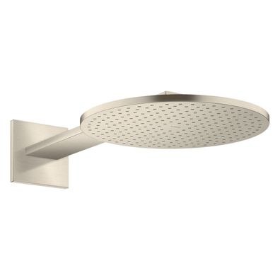 AXOR ShowerSolutions Kopfbrause 300 1jet mit Brausearm, Brushed Nickel